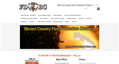 Desktop Screenshot of blountfire.org