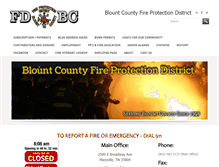 Tablet Screenshot of blountfire.org